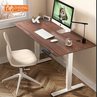 Bureau assis-debout à moteur unique et réglable en hauteur Cadre de bureau debout électrique intelligent personnalisé Bureau debout ergonomique