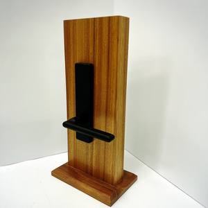 Juego de Manija y Cerradura para Puerta de Madera, Diseño Moderno con Palanca Cuadrada, Acabado Negro Mate, para Diseño Interior Minimalista - Product Image 6