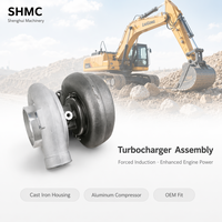 Turbocompresseur standard OEM pour excavatrice 8980302170/8980302171, haute performance, boîtier en fonte durable, kit turbocompresseur