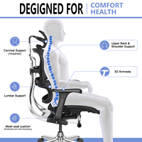 Chaises de bureau exécutives modernes, chaises ergonomiques en maille