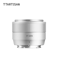 Objectif TTArtisan AF 35mm F1.8 II plein format à grande ouverture en alliage d'aluminium 52mm pour monture Minolta E Noir Argent Portrait
