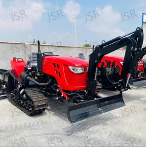 Granja multifuncional 25-140HP <span class=keywords><strong>Tractor</strong></span> <span class=keywords><strong>de</strong></span> oruga <span class=keywords><strong>Tractor</strong></span> Cadena Trencher Loaders Bulldozers Maquinaria y equipo agrícola - Product Image 4