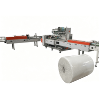 Machine d'emballage de papier toilette en film POF à rouleau unique entièrement automatique, approuvée CE, adaptée à la production des petites entreprises