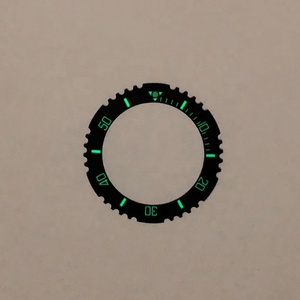 อะไหล่นาฬิกาข้อมือผู้ชาย H&T SKX007 รุ่นขายดีที่สุด ขนาด 38 มม. ขอบเซรามิกสีเขียวเรืองแสงแบบลาดเอียง ขัดเงาเป็นมิตรกับสิ่งแวดล้อม - Product Image 3
