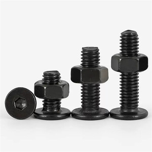 Visserie sur mesure en acier au carbone noir Allen, vis à tête hexagonale creuse M2 x 6 mm, M3 x 8 mm, M4, M5 pour meubles - Product Image 3