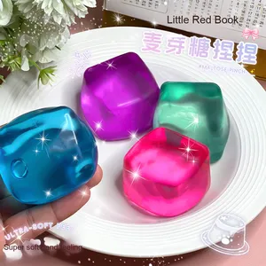 Juguete Antiestrés de Plástico Transparente Tipo Maltosa para Fidget Cube, Artefacto de Descompresión, Juguete Blandito para Apretar y Comprimir - Product Image 4