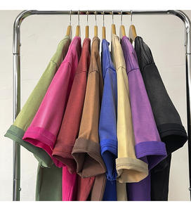 Wholesale <b>Silk</b> Screen Printed Knitted Polyester/Cotton Plain Custom Logo Vintage Oversized Acid Wash <b>Men</b> T-<b>shirt</b> - Product Image 2