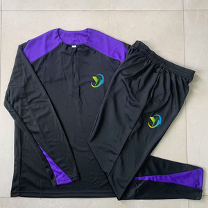 Nuova Collezione: Completo Sportivo <span class=keywords><strong>da</strong></span> <span class=keywords><strong>Calcio</strong></span> per Club, Traspirante e ad Asciugatura Rapida, <span class=keywords><strong>Tuta</strong></span> <span class=keywords><strong>da</strong></span> Allenamento con Zip Integrale per <span class=keywords><strong>Uomo</strong></span> - Product Image 2