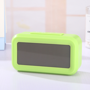 Đồng hồ báo thức kỹ thuật số màn hình LCD lớn công nghệ cảm biến ánh sáng yếu mềm đồng hồ báo thức kỹ thuật số - Product Image 2