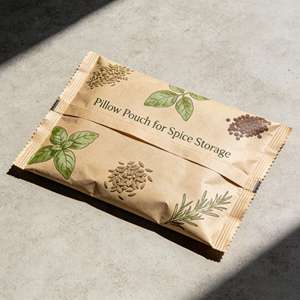 Bolsas Personalizadas Resellables para <span class=keywords><strong>Especias</strong></span>, Bolsas de Papel de Aluminio para <span class=keywords><strong>Especias</strong></span> de la India, Impresión de Bolsas Tipo Almohada para Almacenamiento de <span class=keywords><strong>Especias</strong></span> - Product Image 2