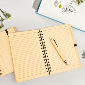 Father's Day Gifts Wholesale Sets Gift Box Bamboo Custom <b>Journal</b> Spiral Custom Spiral Notebooks for School - Product Image 6