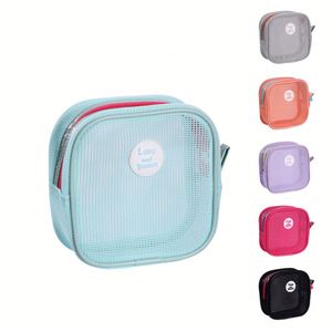 Square Cosmetic <b>Bag</b> Convenient to Carry for Travel with extra Large Capacity for Makeup Storage - Product Image 1