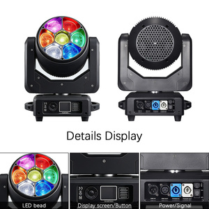 Faro mobile a LED 7*60W Bee Eye Disco 4 <span class=keywords><strong>in</strong></span> 1 con effetto Wash, Rotazione e Fascio, RGBW a colori completi, DMX512, Illuminazione DJ per KTV - Product Image 3