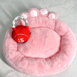 Universal klasik padat modis tempat tidur kucing gua dengan dilepas dicuci tikar kandang untuk kucing & anak anjing - Product Image 3