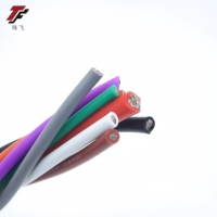 Venta directa de fábrica Calidad al por mayor Buena conductividad Alto voltaje 20AWG UL3239 Alambre de silicona Material de goma Cable eléctrico