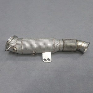 Factory Direct Heat Shield 304 Stainless Steel Catted Downpipe for Bmw B58 G05/G06 X5/X6 2020-2022 - Product Image 3