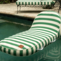 Chaise de bronzage gonflable en PVC chaise longue flottante pliante pour extérieur et piscine jardin air canapé-lit