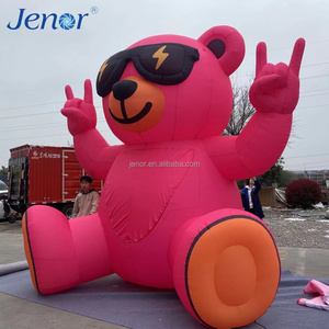 Beruang Kartun Tiup yang Lucu Digunakan untuk Dekorasi Panggung dan Iklan Promosi di <span class=keywords><strong>Acara</strong></span> Pesta Pertunangan di Taman. - Product Image 3
