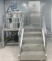 1000l Roestvrijstalen Food Grade Vruchtensap Mengtank Enkellaags Sap Drank Mengen Shampoo Mengtank