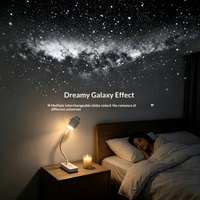 Lámpara de Noche para Dormitorio, Regalo para Niños, Atenuación Táctil Gradual, Conexión USB, Portátil 360 °   Proyector de Estrellas Giratorio, Lámpara Nocturna