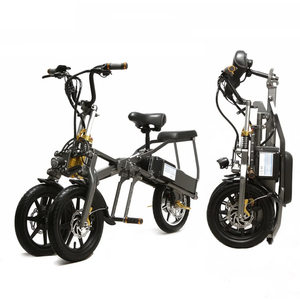 <span class=keywords><strong>Tricycle</strong></span> électrique <span class=keywords><strong>pliable</strong></span> à 3 roues, scooter, cadre intégré en alliage d'aluminium au lithium de 15,6 Ah, moteur de moyeu arrière, vélo pliant double - Product Image 3