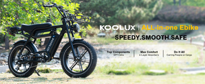 Bicicleta Eléctrica KOOLUX X9 PRO con Llantas Gruesas, Motor sin Escobillas de 20 Pulgadas en el Buje Trasero, Batería de Litio de 250W, Pantalla LED, para Montaña y Ciudad, Largo Alcance - Product Image 3