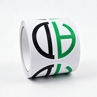 Autocollants personnalisés en papier synthétique imprimés en CMJN, autocollants en vinyle personnalisés, logo de marque, autocollant rond imperméable