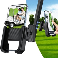 Support magnétique pour téléphone de golf, base aimantée puissante 8 N52, réglage à 360°, fixation rapide, pour chariot de golf et surfaces métalliques