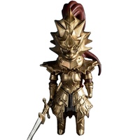 Figurine de chevalier noir Dark Souls 100% authentique, échelle 1/48, en PVC, décoration de bureau, jouet, cadeau pour garçon, ensemble de 6 pièces