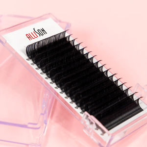 Extensions de cils en faux vison noir mat Allison Volume Trays Velour Silk Premium Velvet Dark Lash Extensions - Product Image 3