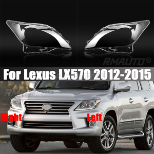 Couvre-phare en verre pour Lexus LX570 2012 2013 2014 2015, coque de protection de phare automobile - Product Image 1