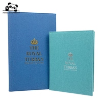 Porte-menu en lin sur mesure de haute qualité avec pochette insérée A4 pour restaurants et bars de mariage