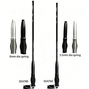 เสาอากาศรถยนต์ไฟเบอร์กลาส 4G แบบสปริงสำหรับงานหนัก เสาอากาศมือถือ 477Mhz เสาอากาศวิทยุสมัครเล่น - Product Image 5