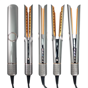 Herramientas de estilismo para <span class=keywords><strong>el</strong></span> hogar, alisador de pelo <span class=keywords><strong>estrecho</strong></span> de aire, secador de pelo de hierro plano, alisador de pelo húmedo a seco - Product Image 4