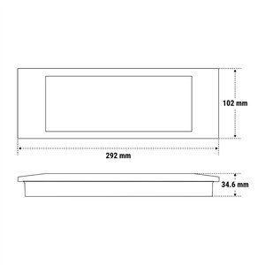 Lampada di Emergenza Beghelli 30x16x6 Cm IP40 per Uso Interno - Product Image 2