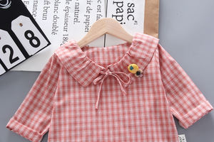 Ropa de Bebé, Conjuntos de Marca para Niñas, Pantalones Vaqueros Color Caqui, Traje de China - Product Image 2