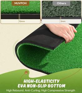 Césped Artificial, Alfombra de Césped Sintético para Jardín, Paisaje, <span class=keywords><strong>Patio</strong></span>, Balcón, Decoración, Revestimiento para Exteriores - Product Image 4