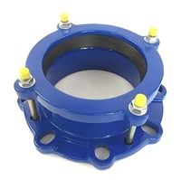 Adaptor Flens Fleksibel Besi Cor Daktile Kompensator Kopling Pipa Universal DN50 DN100 10/16