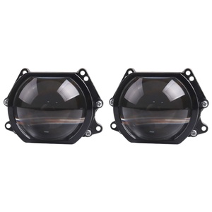 SANVI Aftermarket Automotive P2 3 Inch matrix Bi Led <b>Projector</b> Lens Headlight 3.0 for Car Halogen Bulbs Replacement - Product Image 4