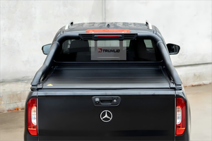 Cubierta de Tonneau de rodillo eléctrico <span class=keywords><strong>Mercedes</strong></span> Clase X, tapa de cama de camión retráctil automática, función de bloqueo, obturador de aluminio negro mate - Product Image 6