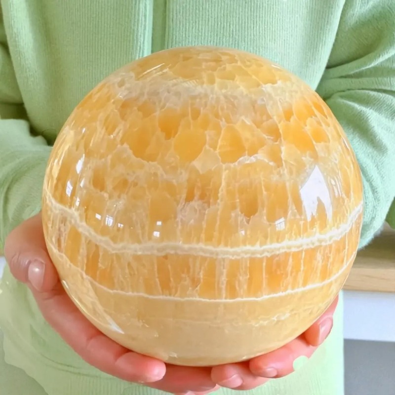 Yellow Calcite Ball