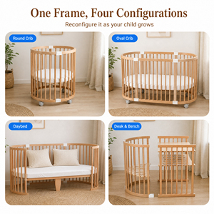 <span class=keywords><strong>Lit</strong></span> bébé ovale avec connecteur, <span class=keywords><strong>berceau</strong></span> <span class=keywords><strong>convertible</strong></span> pour tout-petit, <span class=keywords><strong>lit</strong></span> superposé pour enfant, <span class=keywords><strong>lit</strong></span> pour nourrisson - Product Image 4