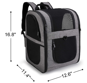 Andador de mascotas, mochila para gatos y perros grandes y pequeños, características de seguridad y cojín de apoyo trasero para viajes y senderismo - Product Image 2