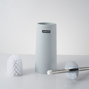 Feida Sanhe Toilet <b>Brush</b> Holder Plastic <b>Round</b> Freestanding For Bathroom Use - Product Image 4