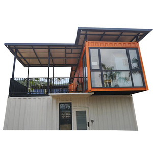 บ้านคอนเทนเนอร์สองชั้น ดีไซน์วิลล่าทันสมัยทรงสี่เหลี่ยม สำหรับอยู่อาศัย - Product Image 1
