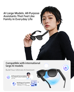 Gafas Inteligentes con IA, Traductor Multilingüe, Asistente de Conversación Manos Libres, Dispositivo Portátil para Viajes y Negocios JM91 - Product Image 1