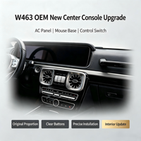 Kit de mise à niveau de la console centrale pour Mercedes-Benz Classe G W463, nouveau style OE, panneau de climatisation et interrupteur de commande tactile