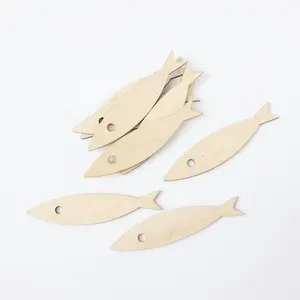 装饰木鱼，壁鱼，儿童着色鱼廉价木块定制木块DIY