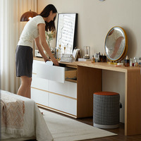 Armoire de rangement multifonctionnelle en bois massif, moderne, avec 6 tiroirs réglables, pour salon, chambre, école