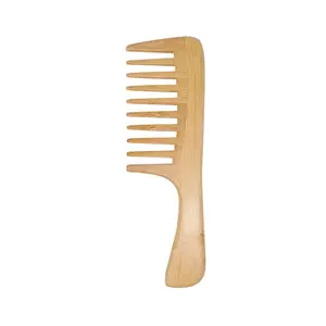 Quality bamboo custom hair combs for women with logo for travel